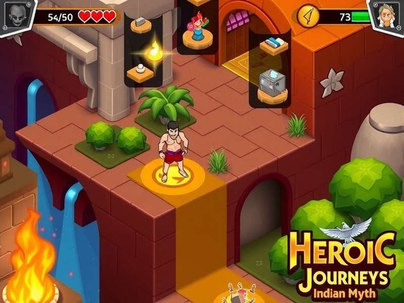 Epic battles in Heroic Journeys Indian Myth Heroic Journeys Indian Myth Gameplay Screenshot